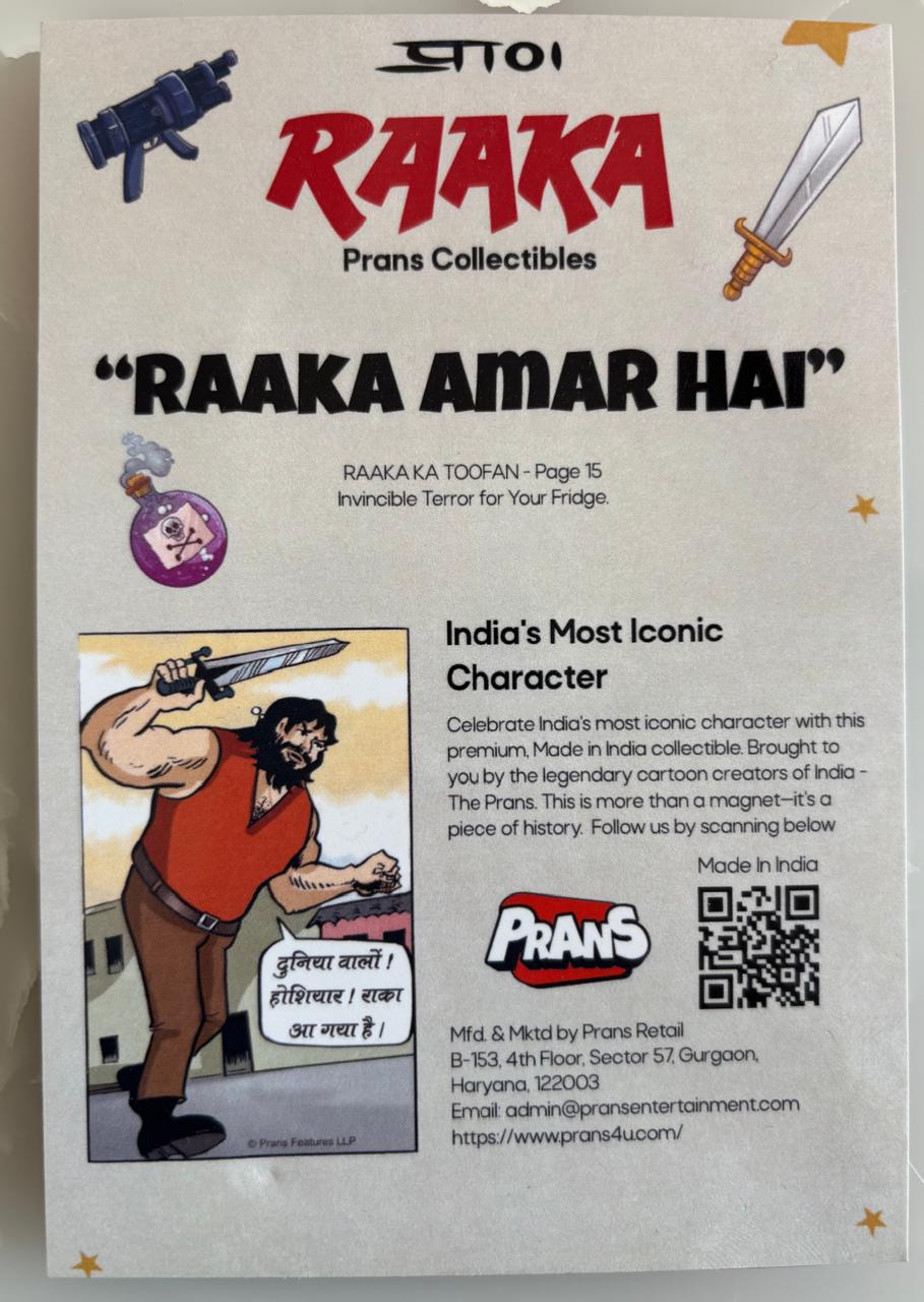 Raaka Collectible Fridge Magnet