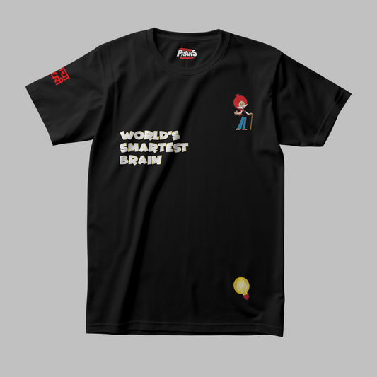 Tshirt- Chacha Chaudhary- Smartest Brain Ever Oversized
