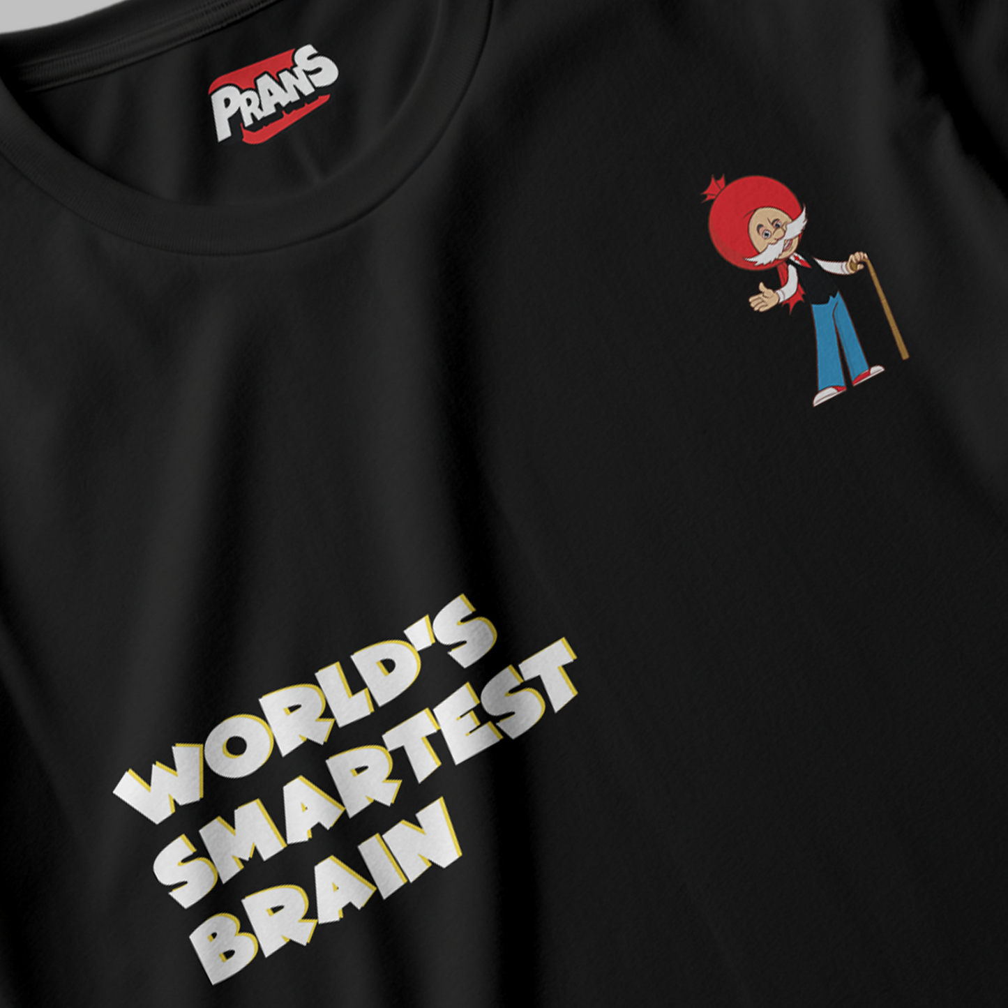 Tshirt- Chacha Chaudhary- Smartest Brain Ever Oversized