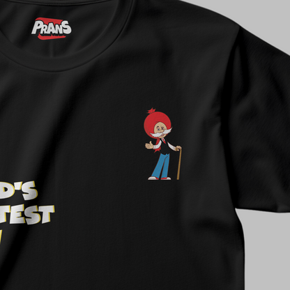 Tshirt- Chacha Chaudhary- Smartest Brain Ever Oversized