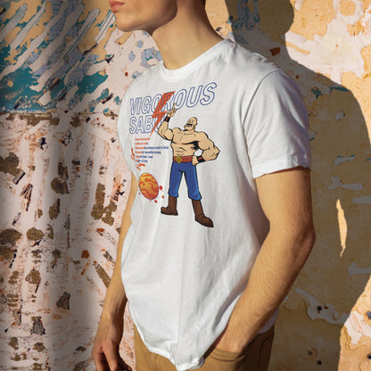 White T-Shirt -"Vigorous Sabu: The Mighty Sabu"